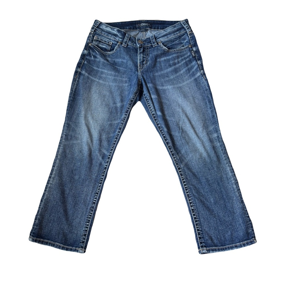 Y2K Vintage Women’s Jeans Bootcut Dark Denim “Suki Capris”